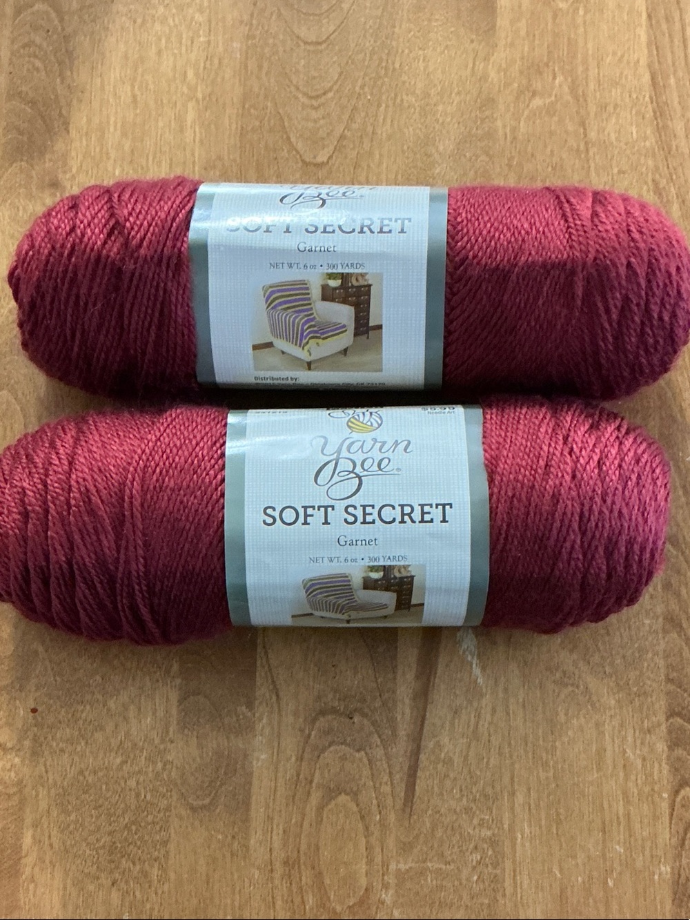Yarn Bee Soft Secret Garnet Yarn - Rich Garnet Pink